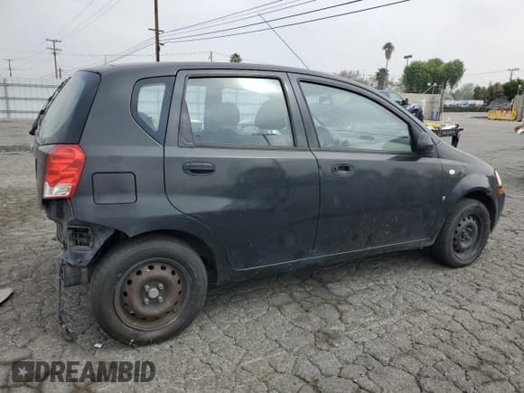 ✅ 2007 Chevrolet Aveo LS • VIN: KL1TD666X7B763715 • Lot: 52830185. Wystawiony na Copart z przebiegiem 145 828 mil. Bezpłatny archiwum sprzedaży aukcyjnych z USA i szczegółowy raport historii pojazdu na DreamBid. Zdjęcie 3.