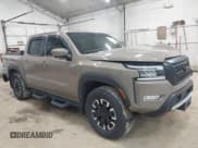 ✅ 2024 Nissan Frontier SV • VIN: 1N6ED1EK8RN613989 • Lot: 42310148. Listed on IAAI with 14,202 mi. Free auction sales archive from the USA and detailed vehicle history report at DreamBid. Image 1.