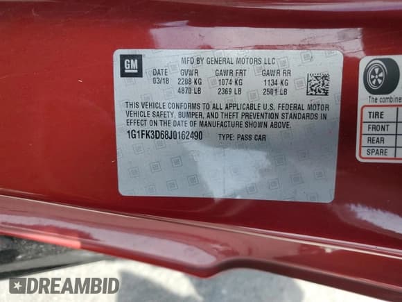 ✅ 2018 Chevrolet Camaro ZL1 • VIN: 1G1FK3D68J0162490 • Lot: 80898035. Wystawiony na Copart z przebiegiem 21 586 mil. Bezpłatny archiwum sprzedaży aukcyjnych z USA i szczegółowy raport historii pojazdu na DreamBid. Zdjęcie 12.