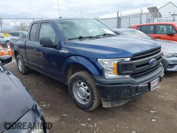 ✅ 2019 Ford F-150 XL • VIN: 1FTEX1CB5KKD34309 • Lot: 41946256. Listed on IAAI with 99,648 mi. Free auction sales archive from the USA and detailed vehicle history report at DreamBid. Image 1.
