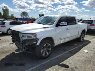 2020 Ram 1500 Limited with VIN 1C6SRFHM6LN319703, listed as a Copart auction lot 51682135 with 70,459 mi miles and Salvage title. Bid and sale history available at DreamBid. Image 1.