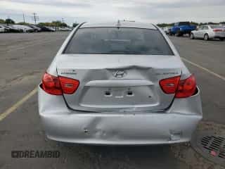 2009 Hyundai Elantra GLS with VIN KMHDU46DX9U657302, listed as a Copart auction lot 84207155 with 129,308 mi miles and Salvage title. Bid and sale history available at DreamBid. Image 6.