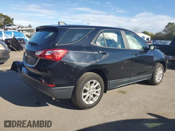 2020 Chevrolet Equinox LS z VIN 2GNAXSEV6L6204224, wystawiony jako Copart lot #86621385 z przebiegiem 44 845 mil mil oraz Szkoda całkowita • Salvage title. Historia ofert i sprzedaży dostępna na DreamBid. Obrazek 3.