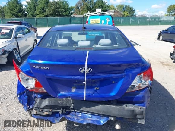 ✅ 2013 Hyundai Accent GLS • VIN: KMHCT4AE7DU447425 • Lot: 43405208. Listed on IAAI with 130,197 mi. Free auction sales archive from the USA and detailed vehicle history report at DreamBid. Image 17.