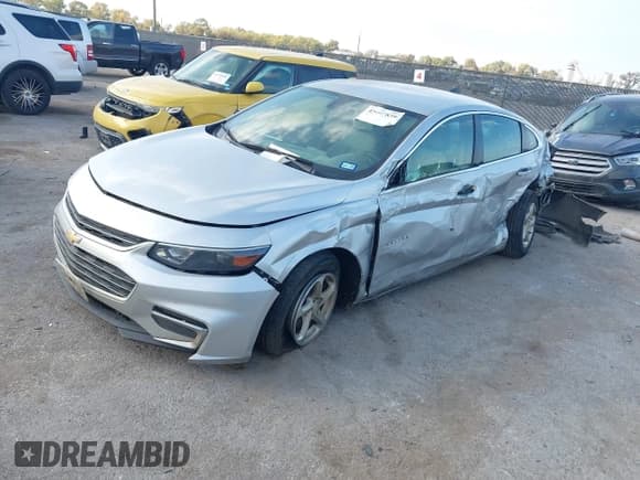 ✅ 2016 Chevrolet Malibu LS • VIN: 1G1ZB5ST4GF336613 • Lot: 43687859. Listed on IAAI with Not provided. Free auction sales archive from the USA and detailed vehicle history report at DreamBid. Image 2.