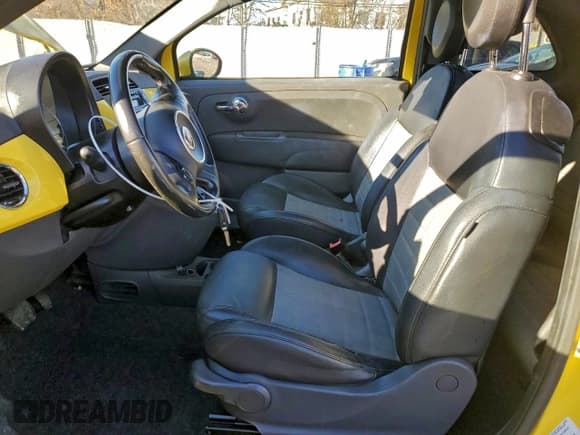 ✅ 2012 FIAT 500 Sport • VIN: 3C3CFFBR0CT123254 • Lot: 95402275. Listed on Copart with 61,432 mi. Free auction sales archive from the USA and detailed vehicle history report at DreamBid. Image 7.