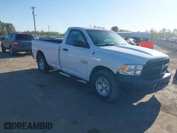 2016 Ram 1500 Tradesman z VIN 3C6JR6DG5GG239657, wystawiony jako IAAI lot #42068193 z przebiegiem 161 465 mil mil oraz . Historia ofert i sprzedaży dostępna na DreamBid. Obrazek 1.