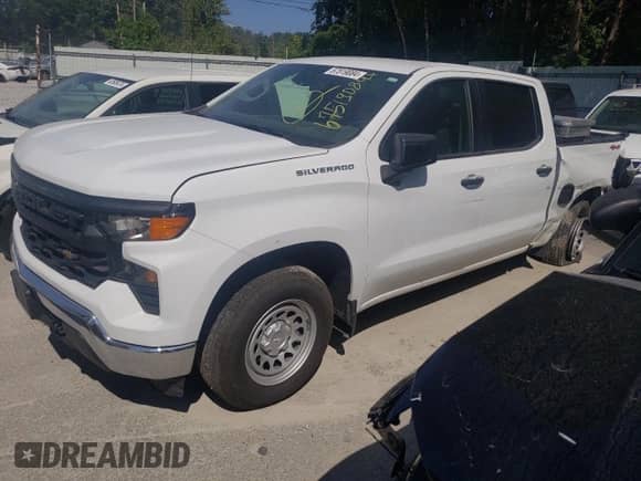 2022 Chevrolet Silverado 1500 Work Truck z VIN 1GCPDAEK1NZ602024, wystawiony jako Copart lot #67519084 z przebiegiem Nie podano mil oraz Szkoda całkowita • Salvage title. Historia ofert i sprzedaży dostępna na DreamBid. Obrazek 1.
