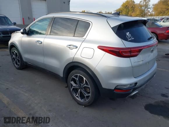 ✅ 2020 Kia Sportage SX Turbo • VIN: KNDPRCA6XL7664522 • Lot: 40866465. Listed on IAAI with Not provided. Free auction sales archive from the USA and detailed vehicle history report at DreamBid. Image 3.