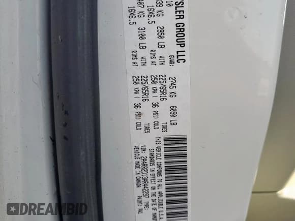 ✅ 2010 Chrysler Town & Country LX • VIN: 2A4RR2D13AR442297 • Lot: 68643815. Wystawiony na Copart z przebiegiem 86 878 mil. Bezpłatny archiwum sprzedaży aukcyjnych z USA i szczegółowy raport historii pojazdu na DreamBid. Zdjęcie 13.