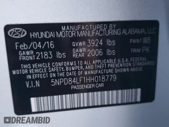 ✅ 2017 Hyundai Elantra Value Edition • VIN: 5NPD84LF1HH018779 • Лот: 92126325. Опубликован ранее на Copart с пробегом 230 142 миль. Бесплатный доступ к архиву аукционных продаж из США и подробный отчёт об истории автомобиля на DreamBid. Изображение 13.