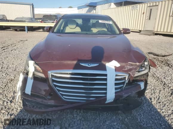 2015 Hyundai Genesis 3.8L z VIN KMHGN4JE9FU028507, wystawiony jako Copart lot #74662264 z przebiegiem 126 358 mil mil oraz Szkoda całkowita • Salvage title. Historia ofert i sprzedaży dostępna na DreamBid. Obrazek 5.