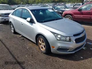 ✅ 2015 Chevrolet Cruze LT • VIN: 1G1PC5SBXF7254146 • Lot: 43373471. Listed on IAAI with 195,552 mi. Free auction sales archive from the USA and detailed vehicle history report at DreamBid. Image 1.