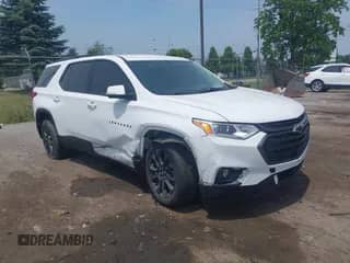 2021 Chevrolet Traverse RS with VIN 1GNERJKW8MJ122678, listed as a IAAI auction lot 42493317 with 56,521 mi miles and . Bid and sale history available at DreamBid. Image 1.