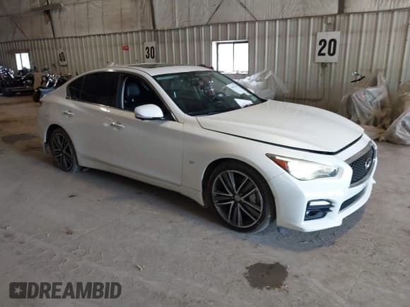 ✅ 2015 Infiniti Q50 Sport • VIN: JN1BV7AR4FM412362 • Лот: 42557036. Опубликован ранее на IAAI с пробегом 127 471 миль. Бесплатный доступ к архиву аукционных продаж из США и подробный отчёт об истории автомобиля на DreamBid. Изображение 1.