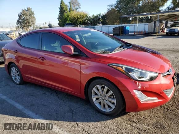 2014 Hyundai Elantra SE z VIN KMHDH4AE6EU167082, wystawiony jako Copart lot #91075365 z przebiegiem Nie podano mil oraz Szkoda całkowita • Salvage title. Historia ofert i sprzedaży dostępna na DreamBid. Obrazek 4.