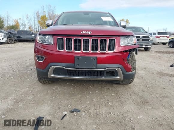 ✅ 2015 Jeep Grand Cherokee Limited • VIN: 1C4RJFBG5FC106808 • Lot: 43580626. Listed on IAAI with 140,296 mi. Free auction sales archive from the USA and detailed vehicle history report at DreamBid. Image 13.