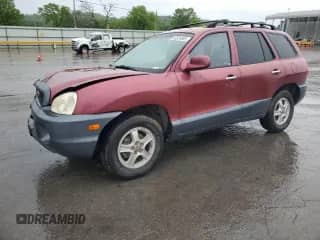 2001 Hyundai Santa Fe GLS z VIN KM8SC83D61U038058, wystawiony jako Copart lot #54524865 z przebiegiem 108 222 mil mil oraz Szkoda całkowita • Salvage title. Historia ofert i sprzedaży dostępna na DreamBid. Obrazek 1.