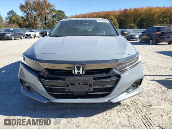 ✅ 2021 Honda Accord Sport • VIN: 1HGCV1F30MA066314 • Lot: 91657775. Listed on Copart with 55,495 mi. Free auction sales archive from the USA and detailed vehicle history report at DreamBid. Image 5.