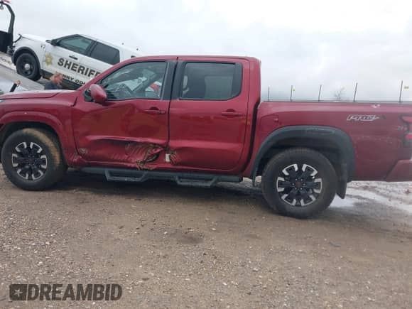 2023 Nissan Frontier Pro-X with VIN 1N6ED1EJ6PN610044, listed as a IAAI auction lot 41570970 with 22,962 mi miles and . Bid and sale history available at DreamBid. Image 15.