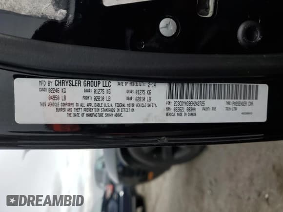 ✅ 2014 Dodge Challenger SXT • VIN: 2C3CDYAG9EH242725 • Lot: 80505924. Wystawiony na Copart z przebiegiem 130 031 mil. Bezpłatny archiwum sprzedaży aukcyjnych z USA i szczegółowy raport historii pojazdu na DreamBid. Zdjęcie 12.