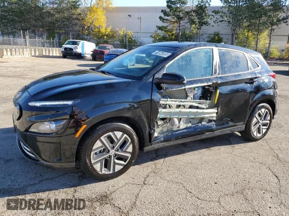 ✅ 2023 Hyundai Kona SEL • VIN: KM8K33AG2PU188998 • Lot: 91864355. Listed on Copart with 62,641 mi. Free auction sales archive from the USA and detailed vehicle history report at DreamBid. Image 1.