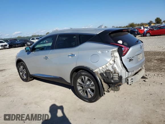✅ 2017 Nissan Murano Platinum • VIN: 5N1AZ2MH1HN115836 • Lot: 89914325. Listed on Copart with 220,038 mi. Free auction sales archive from the USA and detailed vehicle history report at DreamBid. Image 2.