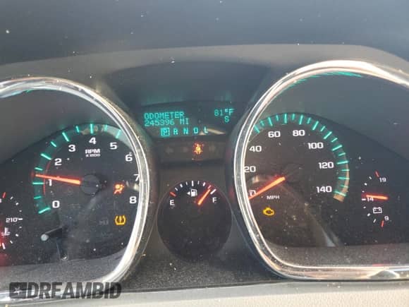 2010 Chevrolet Traverse 2LT with VIN 1GNLVGED3AS150717, listed as a Copart auction lot 82267175 with 245,396 mi miles and Salvage title. Bid and sale history available at DreamBid. Image 9.