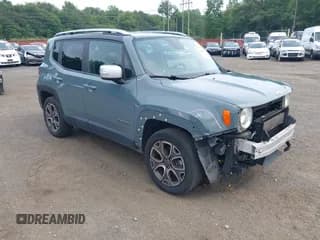 ✅ 2017 Jeep Renegade Limited • VIN: ZACCJBDB9HPF39661 • Lot: 43004382. Listed on IAAI with 91,571 mi. Free auction sales archive from the USA and detailed vehicle history report at DreamBid. Image 1.