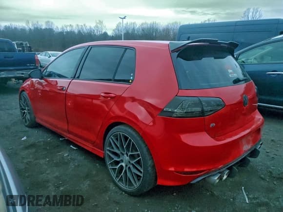 ✅ 2015 Volkswagen Golf R • VIN: WVWLF7AU2FW269774 • Lot: 94256055. Listed on Copart with 72,609 mi. Free auction sales archive from the USA and detailed vehicle history report at DreamBid. Image 2.