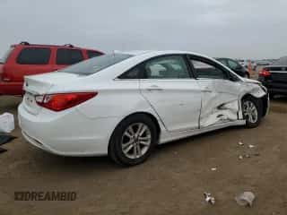 2013 Hyundai Sonata GLS with VIN 5NPEB4AC1DH697834, listed as a Copart auction lot 71825235 with 115,726 mi miles and Salvage title. Bid and sale history available at DreamBid. Image 3.