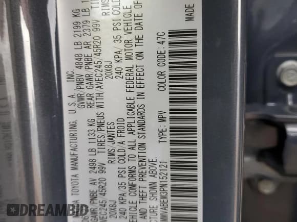 ✅ 2023 Mazda CX-50 S Premium Plus • VIN: 7MMVABEM3PN152121 • Lot: 65841335. Wystawiony na Copart z przebiegiem 59 361 mil. Bezpłatny archiwum sprzedaży aukcyjnych z USA i szczegółowy raport historii pojazdu na DreamBid. Zdjęcie 13.