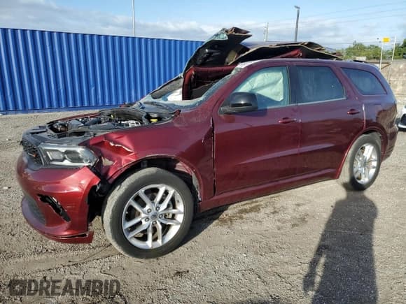 ✅ 2023 Dodge Durango GT • VIN: 1C4RDHDG6PC624945 • Lot: 92036145. Wystawiony na Copart z przebiegiem 52 022 mil. Bezpłatny archiwum sprzedaży aukcyjnych z USA i szczegółowy raport historii pojazdu na DreamBid. Zdjęcie 1.