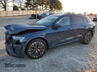 ✅ 2024 Audi Q8 e-tron Premium Plus • VIN: WA15AAGE3RB052230 • Лот: 85685314. Опубликован ранее на Copart с пробегом 9 250 миль. Бесплатный доступ к архиву аукционных продаж из США и подробный отчёт об истории автомобиля на DreamBid. Изображение 1.