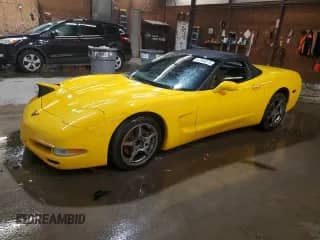 2000 Chevrolet Corvette z VIN 1G1YY32G5Y5131195, wystawiony jako Copart lot #47360815 z przebiegiem 101 691 mil mil oraz Szkoda całkowita • Salvage title. Historia ofert i sprzedaży dostępna na DreamBid. Obrazek 1.