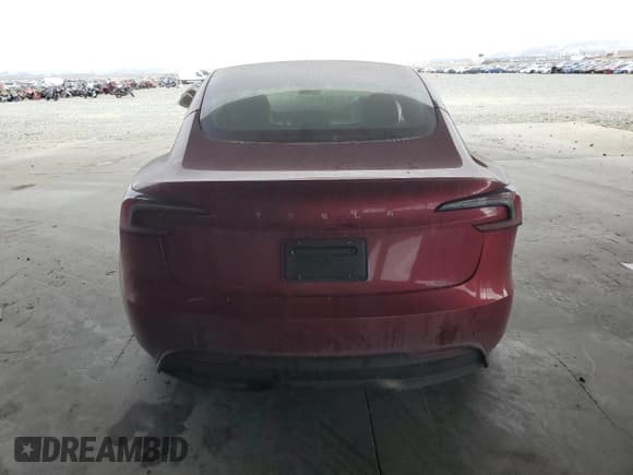 ✅ 2024 Tesla Model 3 • VIN: 5YJ3E1EA0RF826688 • Lot: 67909565. Listed on Copart with Not provided. Free auction sales archive from the USA and detailed vehicle history report at DreamBid. Image 6.