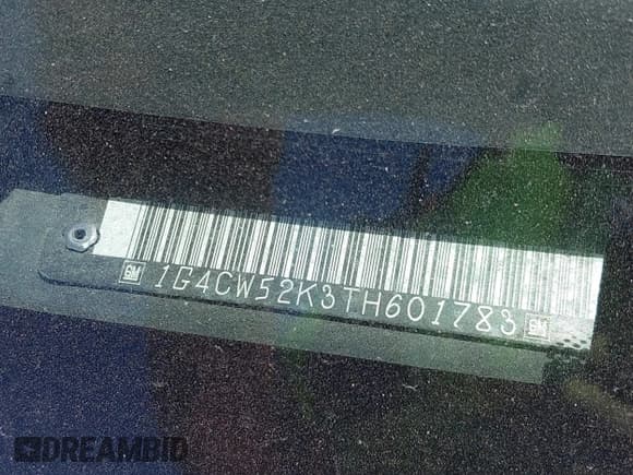 ✅ 1996 Buick Park Avenue • VIN: 1G4CW52K3TH601783 • Lot: 42826469. Wystawiony na IAAI z przebiegiem 196 352 mil. Bezpłatny archiwum sprzedaży aukcyjnych z USA i szczegółowy raport historii pojazdu na DreamBid. Zdjęcie 9.