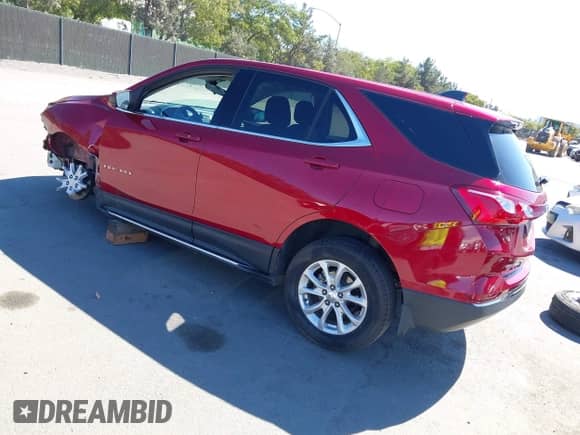 2020 Chevrolet Equinox LT with VIN 3GNAXKEV4LS604090, listed as a IAAI auction lot 43357539 with 60,219 mi miles and . Bid and sale history available at DreamBid. Image 3.