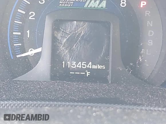 ✅ 2013 Honda Insight LX • VIN: JHMZE2H58DS001247 • Lot: 43801615. Listed on IAAI with 113,454 mi. Free auction sales archive from the USA and detailed vehicle history report at DreamBid. Image 15.