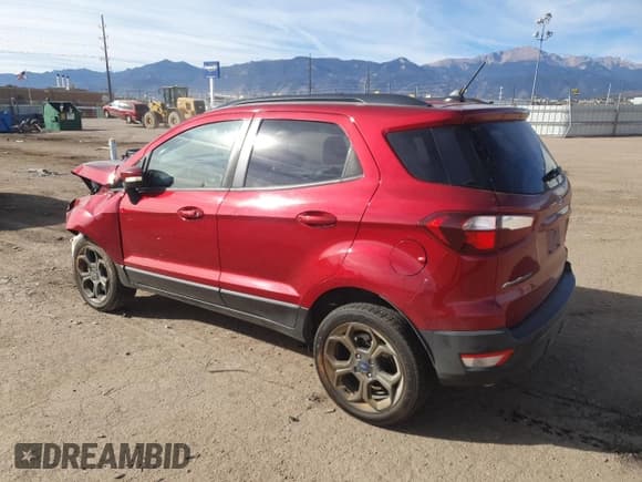✅ 2018 Ford EcoSport SES • VIN: MAJ6P1CL0JC169698 • Lot: 90733625. Listed on Copart with Not provided. Free auction sales archive from the USA and detailed vehicle history report at DreamBid. Image 2.