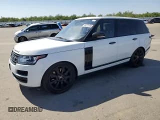 ✅ 2017 Land Rover Range Rover HSE • VIN: SALGS2FV8HA357433 • Лот: 84273125. Опубликован ранее на Copart с пробегом 66 682 миль. Бесплатный доступ к архиву аукционных продаж из США и подробный отчёт об истории автомобиля на DreamBid. Изображение 1.
