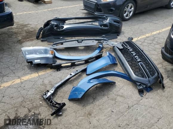 2024 Ram 1500 Big Horn with VIN 1C6RRFFG2RN210479, listed as a Copart auction lot 60485025 with 29,998 mi miles and Salvage title. Bid and sale history available at DreamBid. Image 12.