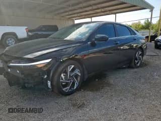 2024 Hyundai Elantra SEL with VIN KMHLS4DG4RU827846, listed as a Copart auction lot 84236365 with 7,254 mi miles and Clean title. Bid and sale history available at DreamBid. Image 1.