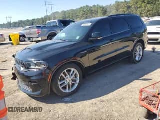 2023 Dodge Durango R/T Plus with VIN 1C4SDHCT7PC555411, listed as a Copart auction lot 85007535 with 53,022 mi miles and Salvage title. Bid and sale history available at DreamBid. Image 1.