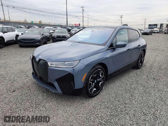 ✅ 2024 BMW iX M60 • VIN: WB533CF08RCR13397 • Lot: 79058994. Listed on Copart with 216 mi. Free auction sales archive from the USA and detailed vehicle history report at DreamBid. Image 1.