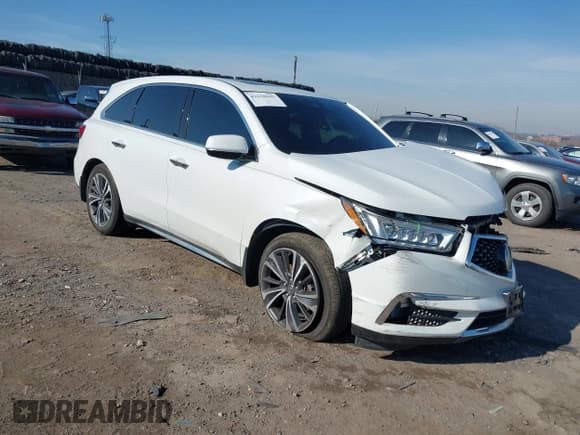 ✅ 2020 Acura MDX Technology • VIN: 5J8YD4H58LL024730 • Lot: 41638983. Listed on IAAI with 82,210 mi. Free auction sales archive from the USA and detailed vehicle history report at DreamBid. Image 1.
