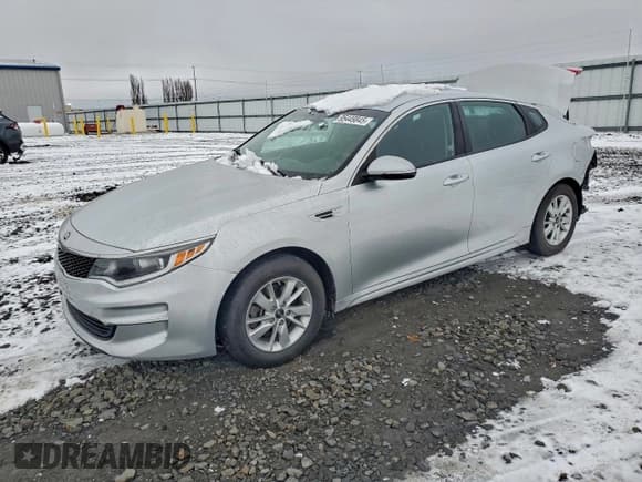 ✅ 2016 Kia Optima LX • VIN: 5XXGT4L39GG117894 • Lot: 95449845. Listed on Copart with 107,196 mi. Free auction sales archive from the USA and detailed vehicle history report at DreamBid. Image 1.