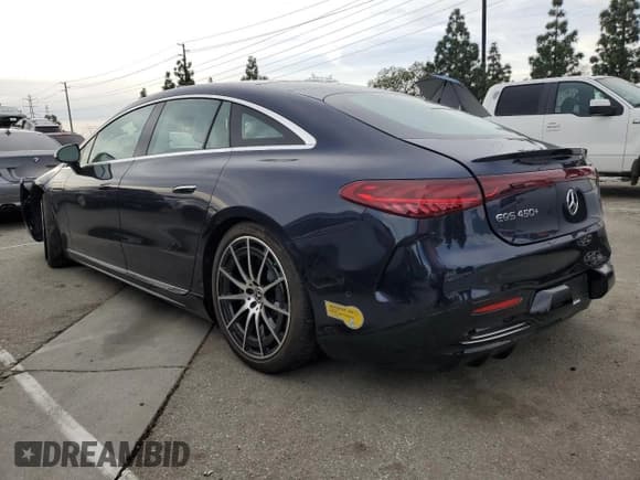 ✅ 2022 Mercedes-Benz EQS 450+ • VIN: W1KCG2DB3NA017785 • Lot: 81655013. Listed on Copart with Not provided. Free auction sales archive from the USA and detailed vehicle history report at DreamBid. Image 2.