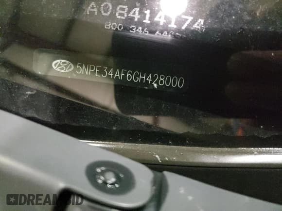 ✅ 2016 Hyundai Sonata Sport • VIN: 5NPE34AF6GH428000 • Лот: 38023603. Опубликован ранее на Copart с пробегом 110 726 миль. Бесплатный доступ к архиву аукционных продаж из США и подробный отчёт об истории автомобиля на DreamBid. Изображение 12.