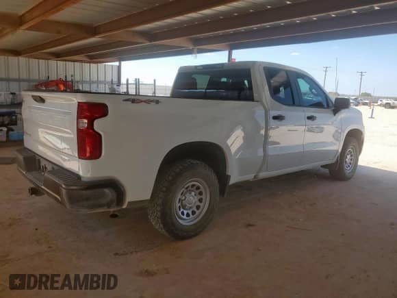 2022 Chevrolet Silverado 1500 Work Truck with VIN 1GCRDAED8NZ506207, listed as a Copart auction lot 71730405 with 52,611 mi miles and Clean title. Bid and sale history available at DreamBid. Image 3.